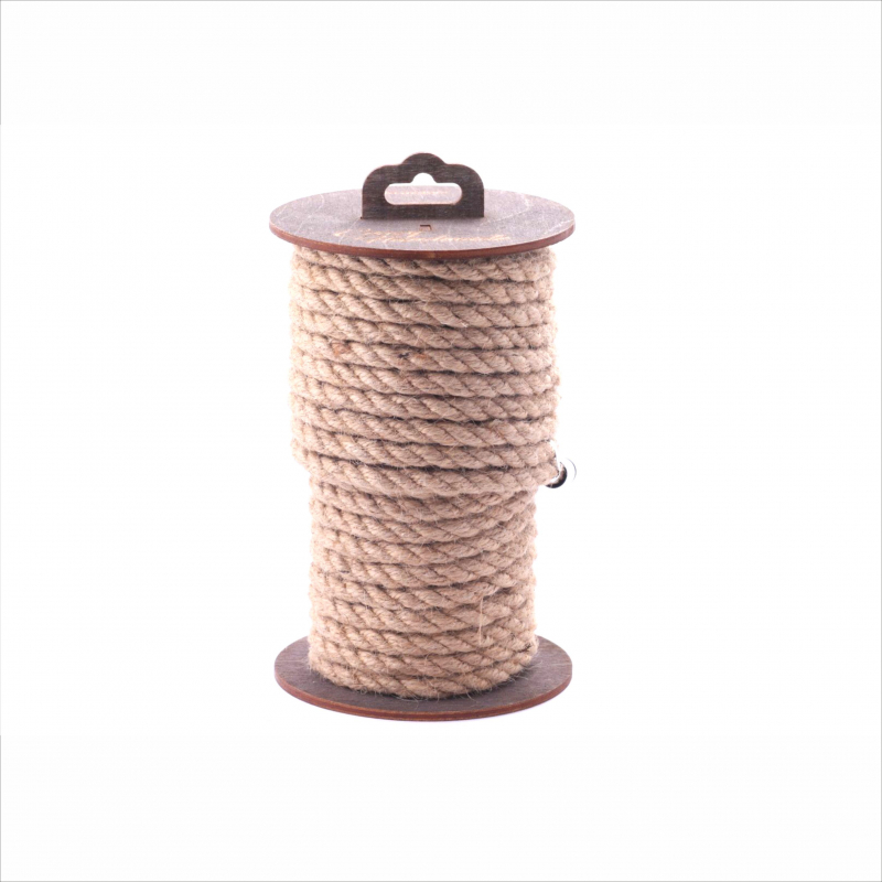 Веревка для шибари "Crazy Handmade" джутовая, 20м 